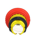 Harmony XB4 Emergency Stop Push Button Head Red Mushroom 40mm With Latching Turn To Release Chromium Plated Bezel Fits 22mm Diameter Cutouts