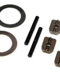 7783X Spider Gear Shaft and Hardware Kit for Aluminum Differential Carrier parts laid out