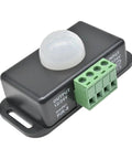 Plug And Play Infrared Motion Sensor Switch 12V 24V Adjustable PIR Detector For Auto Lighting No Fuss Easy Install Light Module High Quality Electronic Component For Reliable Performance, black PIR module with green terminal block