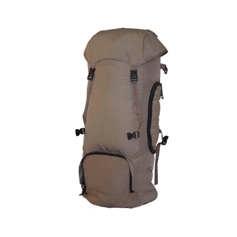 Full Curl Combo Stone Day Pack With Game Hauling Frame, 2000 Cubic Inch Capacity, visible in tan color with sturdy design.