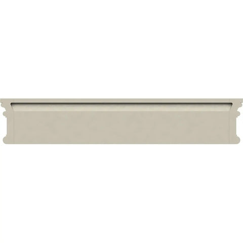 Crosshead Molding Bedford Style, Factory Primed Polyurethane, Exterior Or Interior Use, Lightweight Yet Durable, Paint Ready