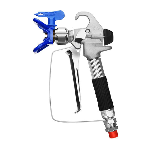 Airless Spray Gun And 50ft Hose Kit With 8 Inch Extension Pole 517 Tip And Tip Guard 3600 PSI for applying coatings