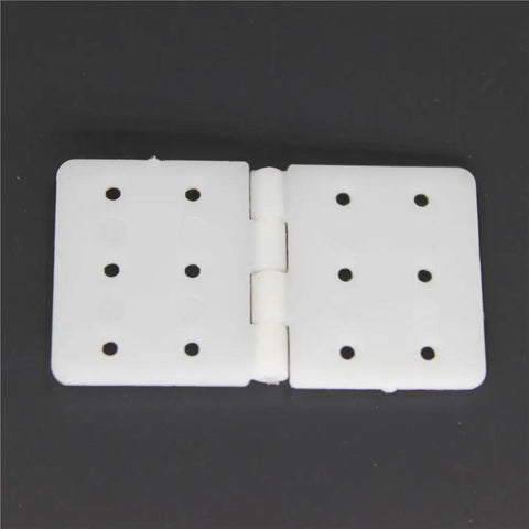 Standard Size Pinned Nylon Hinge For RC Model Airplanes, Durable Nylon RC Aircraft Hinges Replacement, Pack Of 20, Each Hinge Measures 0.79 x 1.46 Inches