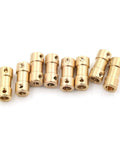 Heavy Duty Brass Flexible Shaft Coupler For Motor Transmission Connector And Rock Solid Drive Shaft Connections With 5mm Bore And M3 Mounting Bolts. Set of 10 brass couplers.