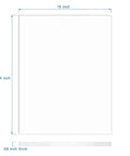 Clear Acrylic Sheet Three Eighths Inch Thick Cast Plexiglass Panel 18 By 24 Inches For Craft Projects Signs Laser Cutting