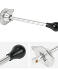Short Throw Shifter for BMW E90 E91 E92 E93 E81 E82 E87 E88 2006-2013 Premium 6061 Billet Aluminum, black knob details