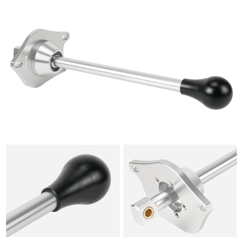 Short Throw Shifter for BMW E90 E91 E92 E93 E81 E82 E87 E88 2006-2013 Premium 6061 Billet Aluminum, black knob details