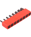 Awesome 8-Piece Torx Security Bit Set With Hardened Steel TS8 To TS40 Sizes For Power Drills Auto And Electronics Repair At 1-Inch Length To Handle Heavy Duty Jobs Without Slipping Or Stripping Threads, red holder