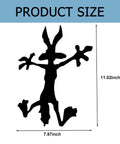 Scratch And Dent Fix Car Decal With Funny Cartoon Splat Wall Sticker For Cars Trucks Bumpers Laptops And Motorcycles Turns Scratches Into Laughs For Real 7 By 11 Inches shown with dimensions.