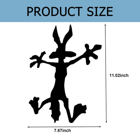 Scratch And Dent Fix Car Decal With Funny Cartoon Splat Wall Sticker For Cars Trucks Bumpers Laptops And Motorcycles Turns Scratches Into Laughs For Real 7 By 11 Inches shown with dimensions.