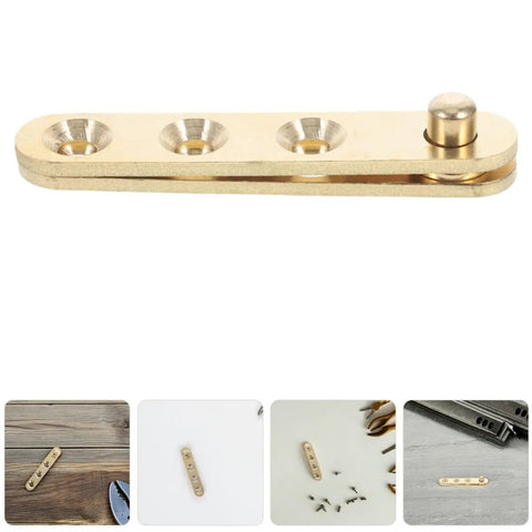 Copper Self Closing Pivot Door Hinges Set Of 8 With Concealed Top And Bottom Design for smooth door operation and easy install