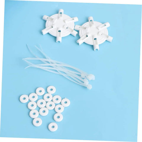 Blue Helicopter Training Gear Kit Set Super Easy Install Helps Prevent Ground Damage for Beginners and Experts components