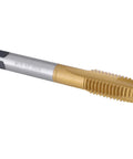 M14 X 2 Spiral Point Tap Pro Grade HSS Titanium Coated 14mm Cutting Diameter Right Hand Plug Threading Tap M2 High Speed Steel Tough Wear Resistant H2 Accuracy For Precise Threading