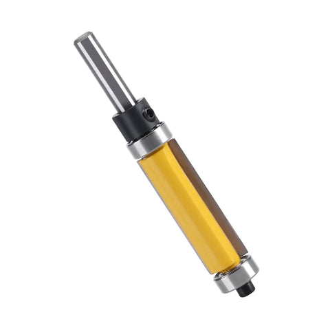 Kick Your Woodworking Game Up A Notch With This Sweet 1-1/2 Inch Flush Trim Router Bit, Carbide tip, dual bearings.