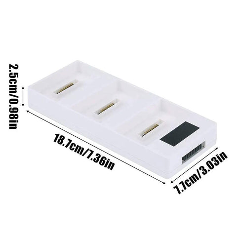 All In One Charging Station And Multi Charging Hub With LED Indicator And Digital Display Smart Battery Charger side view