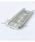 350mm DIN Rails With SSR Mounting Panel Enclosure For 3D Printer Frame Components, Integrated SSR Mount For Easy Component Securing And Cable Management, Rigid Stand For A Stable Printer Build, metal rail bracket