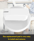 Must Have Replacement Dryer Timer Knob Assembly For Compatible Dryers Model WE03X25285 Replacement For AP6032623 And PS11763058 White Durable Materials Super Easy Install Fits Hotpoint And Other Major Brand Dryers Keeps Timer Right