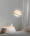 Room Pendant Lamp With Acrylic Saturn Design, Kid Friendly Princess Style Suspension Light For Kids Room, E27 Socket