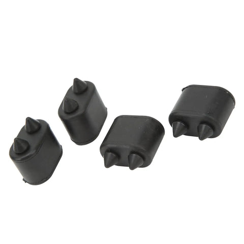 Premium High Strength Rubber Door Jamb Bumpers Kit Stopper Pads For Cutlass Ciera Noise Reduction Silent Hitting And Heavy Duty Body Protection Upgrade, 4 black rubber bumpers