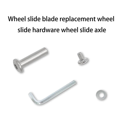 8 Piece Inline Skate Wheel Axle Replacement Kit With 6mm Hex Socket Screws In 30mm And 35mm Lengths Includes Installation Tool