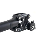SP12 NCX Suspension Seat Post With Protective Cover 31.6x400mm Black VK2353 for Mountain and Trail Bikes close-up
