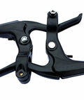 Universal Full Aluminum Alloy Bicycle Brake Lever 22mm Clamp 3 Finger Design V Type Braking Black