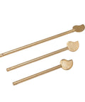 Brass Chinese Cabinet Latch Set 3 Pack Locking Pins For Drawers Wardrobes And Doors Leaf Shaped Cabinet Latch Leaves Classic Craftsmanship