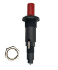 Push Button Piezo Igniter 2 Pack for Propane Gas Grills and Patio Heaters, Ceramic Kitchen Lighter with metal hex nut