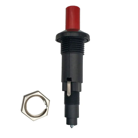 Push Button Piezo Igniter 2 Pack for Propane Gas Grills and Patio Heaters, Ceramic Kitchen Lighter with metal hex nut