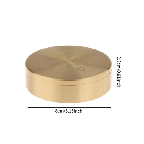 Pro Grade Copper Watch Oil Dispenser Kit With Oiler Cup 8cm For Horology Repair, showing compact circular design with measurements.