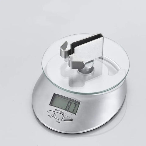 Double Hooks For Glass Shower Door Over The Bathroom Glass Wall 0.31-0.39 Inch Brushed Stainless Steel 304 on scale