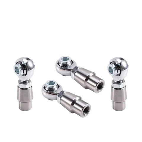 4Pcs Hardened Steel Spherical Rod End Bearings With Dual Left Right Threads And Adjustable Jam Nuts For Slick Pivot Motion And Garage Builds Dead Set To Handle Tough Jobs Without Breaking A Sweat On 5Mm And 8Mm Shafts featuring dual thread design.
