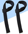 Weightlifting Straps And Wrist Wraps 1 Pair Cotton And Polyester Black Tight Fit For Maximum Grip And Hand Protection During Gym Workouts