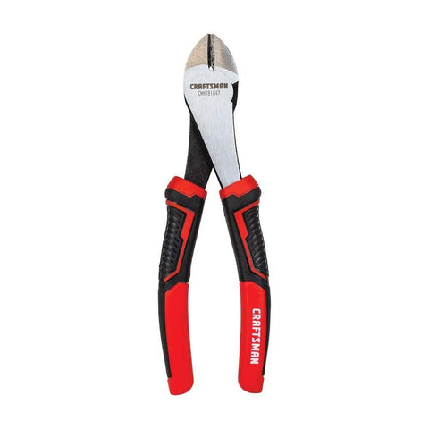 7 Inch Diagonal Pliers With Comfort Bi-Material Grips Induction-Hardened Cutting Edges Drop-Forged Steel Durability And Corrosion-Resistant Chrome Finish For Pro-Quality Performance And Easy DIY Precision