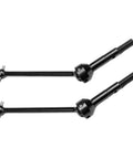 4 Piece Front And Rear Drive Shaft CVD 55Mm Set For RC Cars Metal Upgrade Parts For Nitro And Racing Builds Tight Fit Drive Shafts For Smooth Power Transfer Compatible With WR8 3 And Flux WR8 black metal RC drive shafts shown
