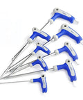 Xdsrfvw 8 Piece Allen Key Set With T-Handle Hex Wrenches For Bikes And Motorcycles. These Ball End Multi Tools Make Tough Jobs A Breeze By Slipping Under Stubborn Screams. Premium Chrome Vanadium Steel Ensures Durability And High Grip. Perfect For Diy. 8-piece T-handle hex wrench set, 2mm-10mm, chrome vanadium steel