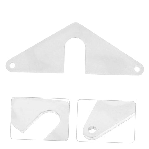 Faucet Mounting Plate With Wall Mount Bracket For RVs Campers And Homes Durable Rustproof Clamp Easy Install top view