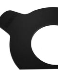 Heavy Duty Rubber Two Piece Flat Washers Kit For Excavators And Construction Machinery Noise Dampening Shim For Vibration Reduction Durable Rubber Pads Compatible With Various Models, black rubber washer close-up