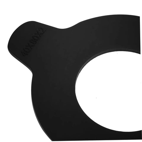 Heavy Duty Rubber Two Piece Flat Washers Kit For Excavators And Construction Machinery Noise Dampening Shim For Vibration Reduction Durable Rubber Pads Compatible With Various Models, black rubber washer close-up