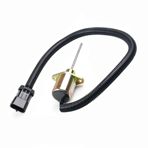 New 12 Volt Fuel Shutoff Solenoid Valve Replacement Engine Shutdown Switch For Kubota Machinery Built Tough Plug And Play Field Proven Quick Fix Reliable Upgrade