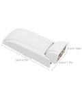 Rugged Universal Spring Assisted Freezer Door Hinge Replacement For Refrigerators And Chest Freezers, 12cm long, white finish.