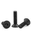 Flat Head Screw Set for Furniture Your Go To Hardware, Metric M2 Through M8, 12.9 Carbon Steel Hex Socket Screws close-up