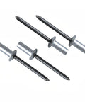 100 Pack Aluminum Blind Rivets 1/8 Inch By 9/32 Inch Grip Length Heavy Duty Pop Fasteners for strong metal bonding