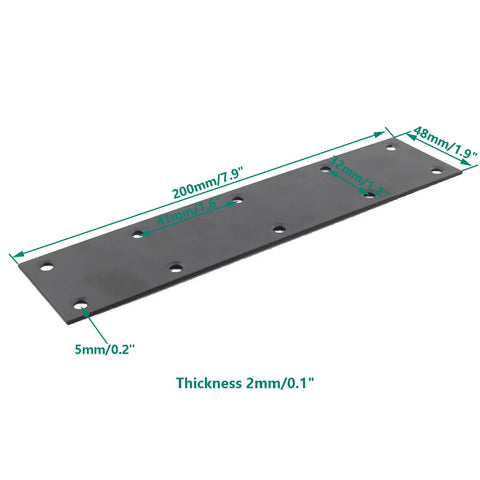 Hardcore Black Stainless Steel Straight Corner Braces With Quick Install Screws For Furniture Shelves And Cabinet Builds That Lock Tight And Keep Wood Square Without Any Sagging Or Extra Fuss Around Your Workbench
