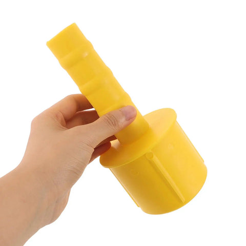 Stretch Film Dispenser Handle With Robust Design Yellow 2 Pack Plastic Wrap Roll Handle, hand-held yellow plastic wrap dispenser