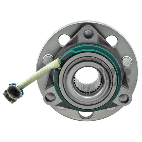 Front view of Heavy Duty Front Wheel Hub Bearing Assembly WA513087HD with ABS Sensor, sealed wheel hub unit, cross ref 513087