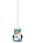 Heavy Duty Toilet Plunger With Extended Flange And Portable Caddy in hygienic caddy showing rustproof handle and folding design.