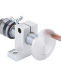 Compact Live Revolving Center For Mini Lathe With Adjustable Drilling Depth And Wrench, durable metal, DIY woodworking tool.
