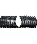 Complete 16 Piece Tiller Tine Replacement Kit With Hardware For 12 Inch Cultivator Blades Includes 8 Left Hand And 8 Right Hand Tines