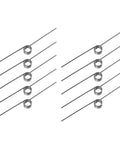 Get Your Trash Can Back To Life With This 10 Pack Heavy Duty Torsion Spring Kit For Easy Lid Repair And Quick Installation On Any Garbage Bin Model stainless steel springs